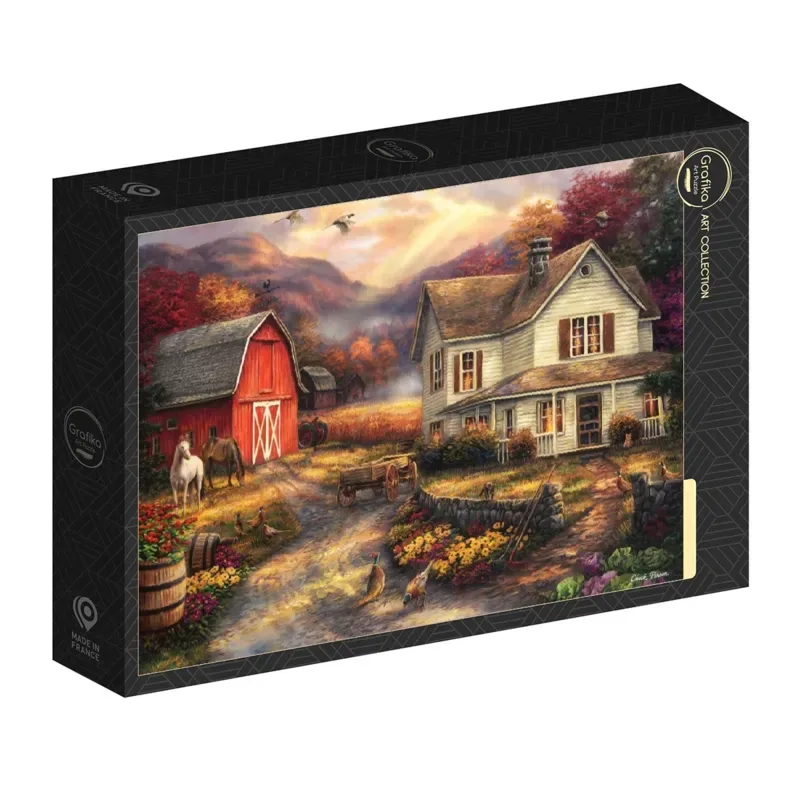 Puzzle Chuck Pinson - Relaxing on the Farm - 500 à 999 pièces de Grafika – boîte 2 sur 2