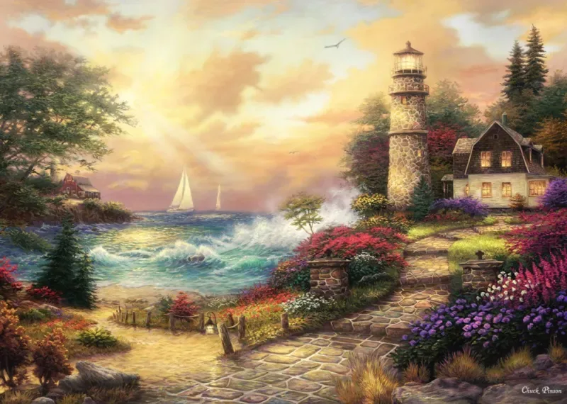 Puzzle Chuck Pinson - Seaside Dreams - 500 à 999 pièces de Grafika – boîte 1 sur 2