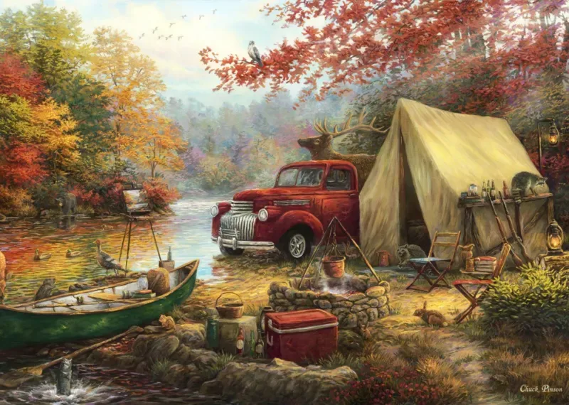 Puzzle Chuck Pinson - Share the Outdoors - 500 à 999 pièces van Grafika – doos