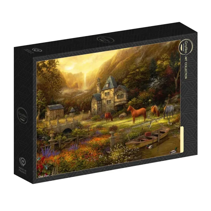 Puzzle Chuck Pinson - The Golden Valley - 1000 pièces van Grafika – doos 2 van 2