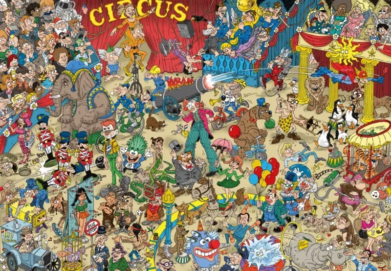 Puzzle Circus - 1000 pièces de Grafika – boîte