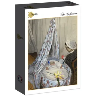 Puzzle Claude Monet - The Cradle - Camille with the Artist's Son Jean, 1867 - 2000 pièces de Grafika – boîte 2 sur 2