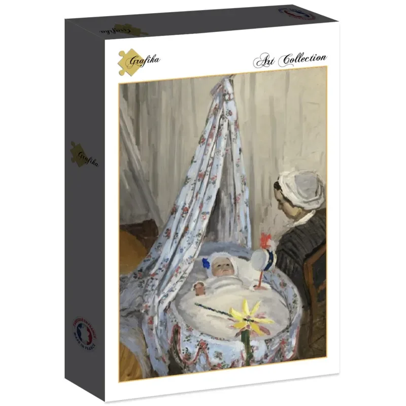 Puzzle Claude Monet - The Cradle - Camille with the Artist's Son Jean, 1867 - 2000 pièces de Grafika – boîte 2 sur 2