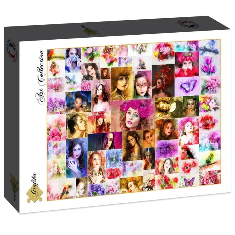 Puzzle Collage - Femmes - 1500 pièces de Grafika – boîte 2 sur 2