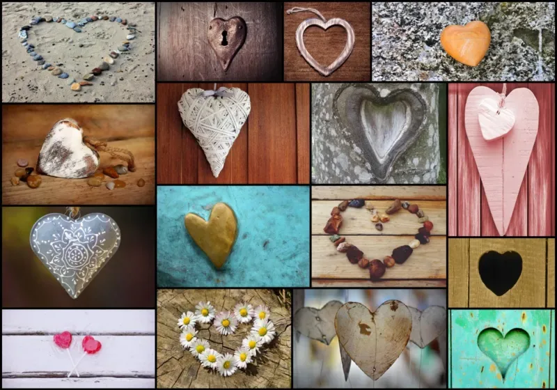 Puzzle Collage - Love - 1000 pièces van Grafika – doos