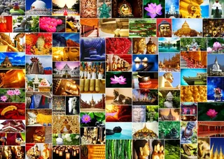 Puzzle Collage - Zen - 500 à 999 pièces von Grafika – Schachtel 1 von 2