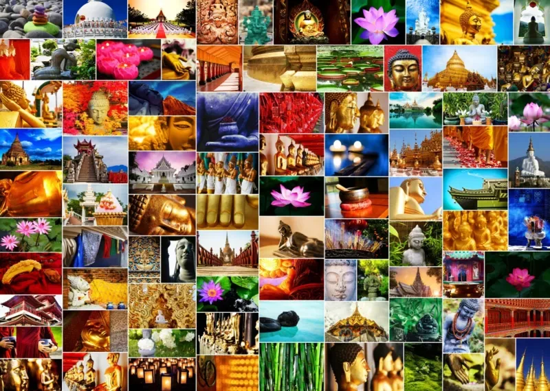 Puzzle Collage - Zen - 500 à 999 pièces van Grafika – doos