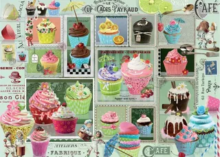 Puzzle Cupcakes - 500 à 999 pièces de Grafika – boîte 1 sur 2