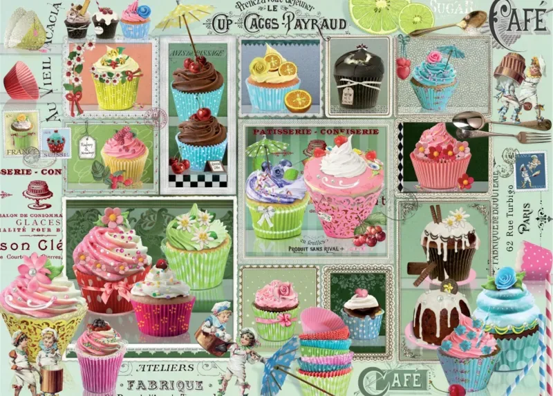 Puzzle Cupcakes - 500 à 999 pièces de Grafika – boîte 1 sur 2