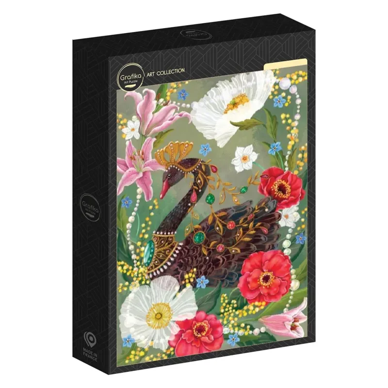 Puzzle Cygne Noir et Perles - 500 à 999 pièces van Grafika – doos 2 van 2