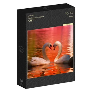 Puzzle Cygnes - 1000 pièces van Grafika – doos 2 van 2