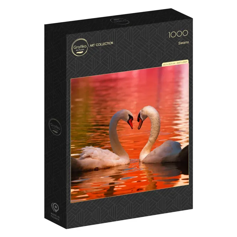 Puzzle Cygnes - 1000 pièces van Grafika – doos 2 van 2