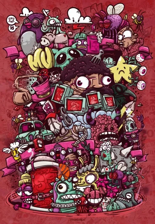 Puzzle Délires Illustrés - 1000 pièces de Grafika – boîte