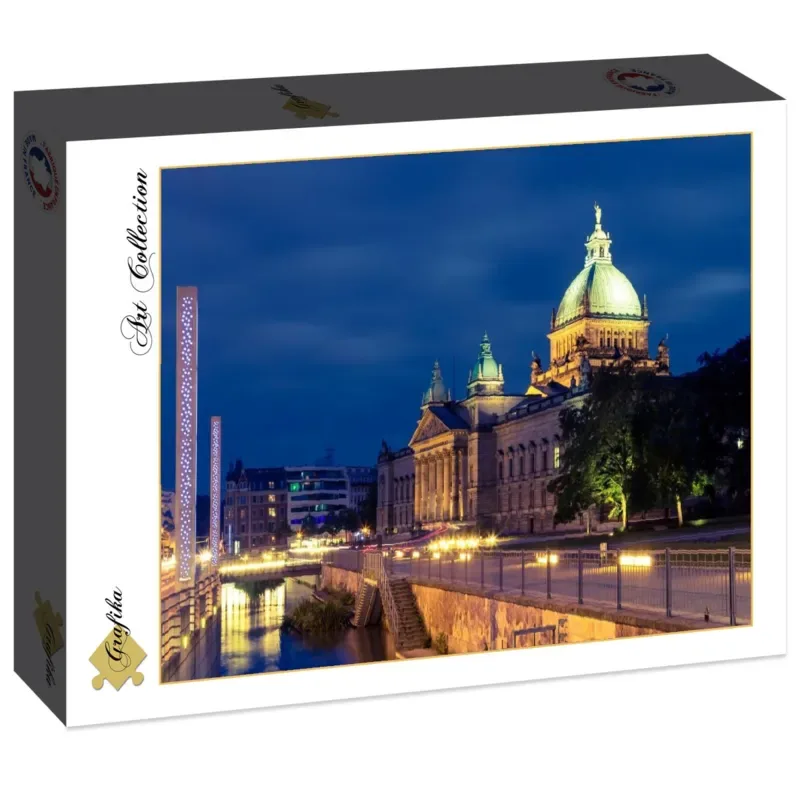 Puzzle Deutschland Edition - Bundesverwaltungsgericht, Leipzig - 2000 pièces von Grafika – Schachtel 2 von 2