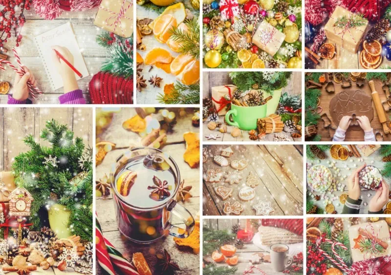 Puzzle Douceurs de Noël - 2000 pièces de Grafika – boîte