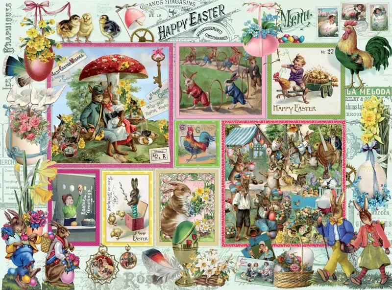 Puzzle Easter - 1000 pièces van Grafika – doos