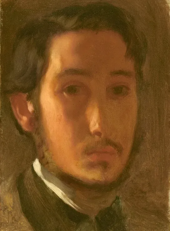 Puzzle Edgar Degas : Autoportrait avec Col Blanc, 1857 - 2000 pièces de Grafika – boîte