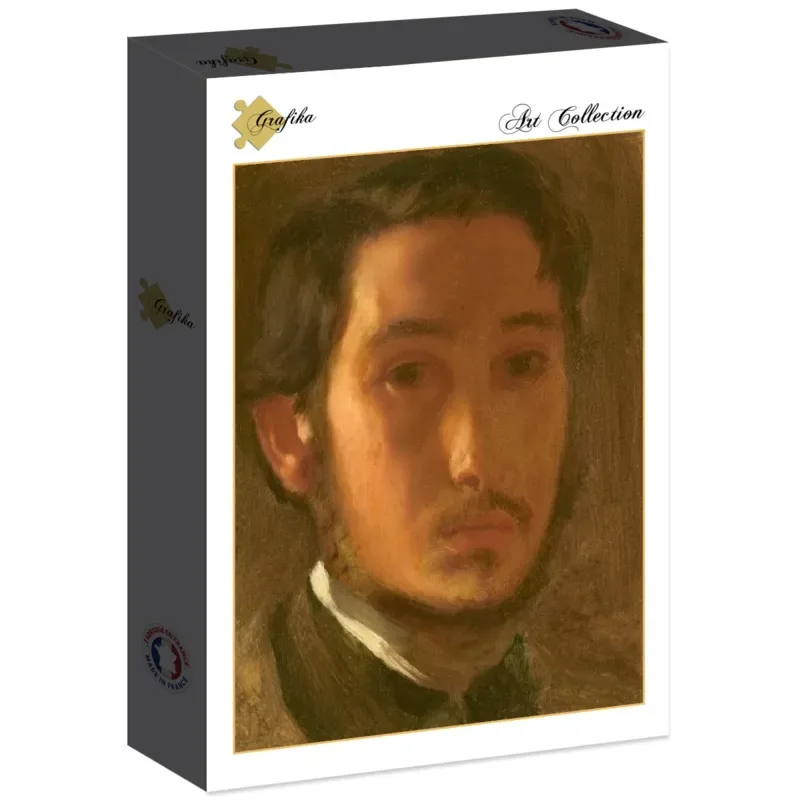 Puzzle Edgar Degas : Autoportrait avec Col Blanc, 1857 - 2000 pièces from Grafika – box 2 of 2