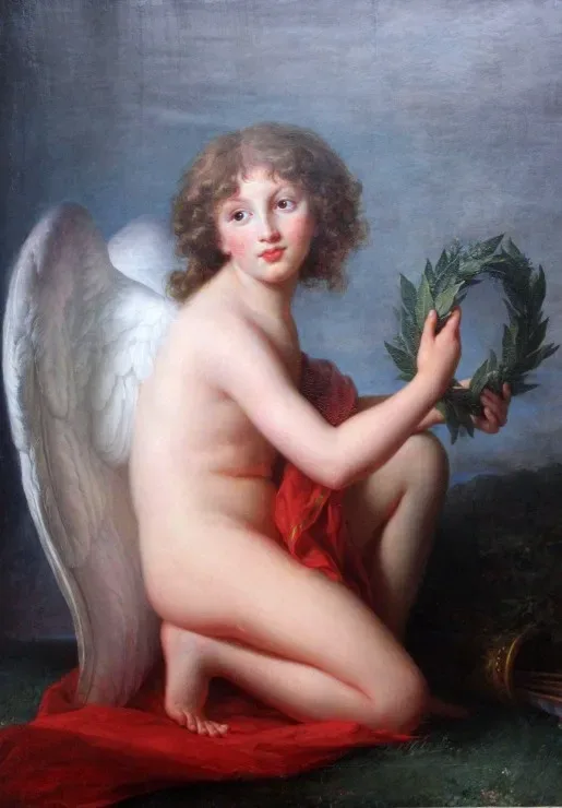 Puzzle Elisabeth Vigée-Lebrun : Portrait du Prince Heinrich Lubomirski génie de la renommée, 1789 - 200 à 499 pièces van Grafika – doos 1 van 2