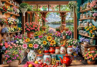 Puzzle Évasion Florale - 1000 pièces de Grafika – boîte 1 sur 2