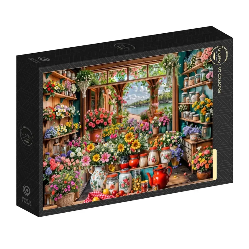 Puzzle Évasion Florale - 1000 pièces de Grafika – boîte 2 sur 2