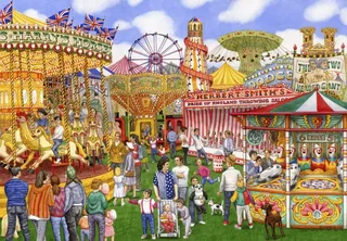 Puzzle Fairground - 1000 pièces de Grafika – boîte 1 sur 2