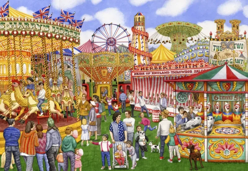 Puzzle Fairground - 1000 pièces de Grafika – boîte 1 sur 2