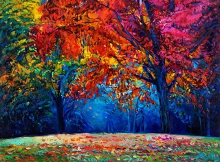 Puzzle Forêt d'Automne - 2000 pièces from Grafika – box 1 of 2