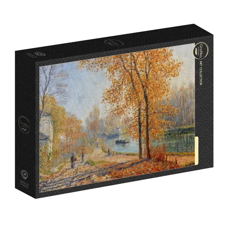 Puzzle Francis Picabia - Les Bords du Loing, Effet d'Automne le Matin à Moret, 1904 - 1000 pièces from Grafika – box 2 of 2