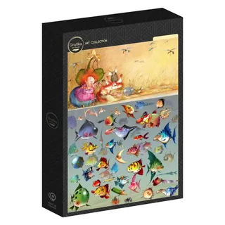 Puzzle François Ruyer - Bain de Pieds de la Sorcière - 1000 pièces von Grafika – Schachtel 2 von 2
