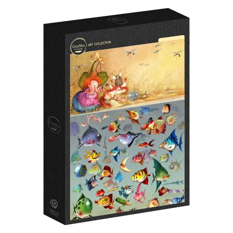 Puzzle François Ruyer - Bain de Pieds de la Sorcière - 500 à 999 pièces fra Grafika – æske 2 af 2