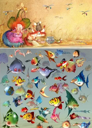 Puzzle François Ruyer - Bain de Pieds de la Sorcière - 500 à 999 pièces fra Grafika – æske 1 af 2