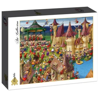 Puzzle François Ruyer - Célébrations de Sorcières au Château - 2000 pièces de Grafika – boîte 2 sur 2
