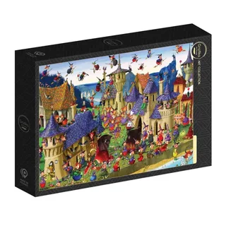 Puzzle François Ruyer - Fête des Sorcières au Château - 1000 pièces von Grafika – Schachtel 2 von 2