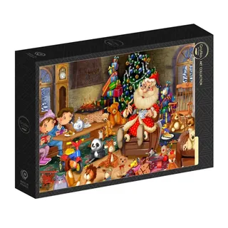 Puzzle François Ruyer - Goûter de Noël - 1000 pièces de Grafika – boîte 2 sur 2