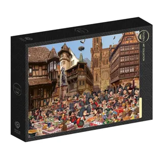 Puzzle François Ruyer - L'Alsace - 1000 pièces von Grafika – Schachtel 2 von 2