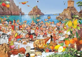 Puzzle François Ruyer - La Corse - 1000 pièces de Grafika – boîte 1 sur 2