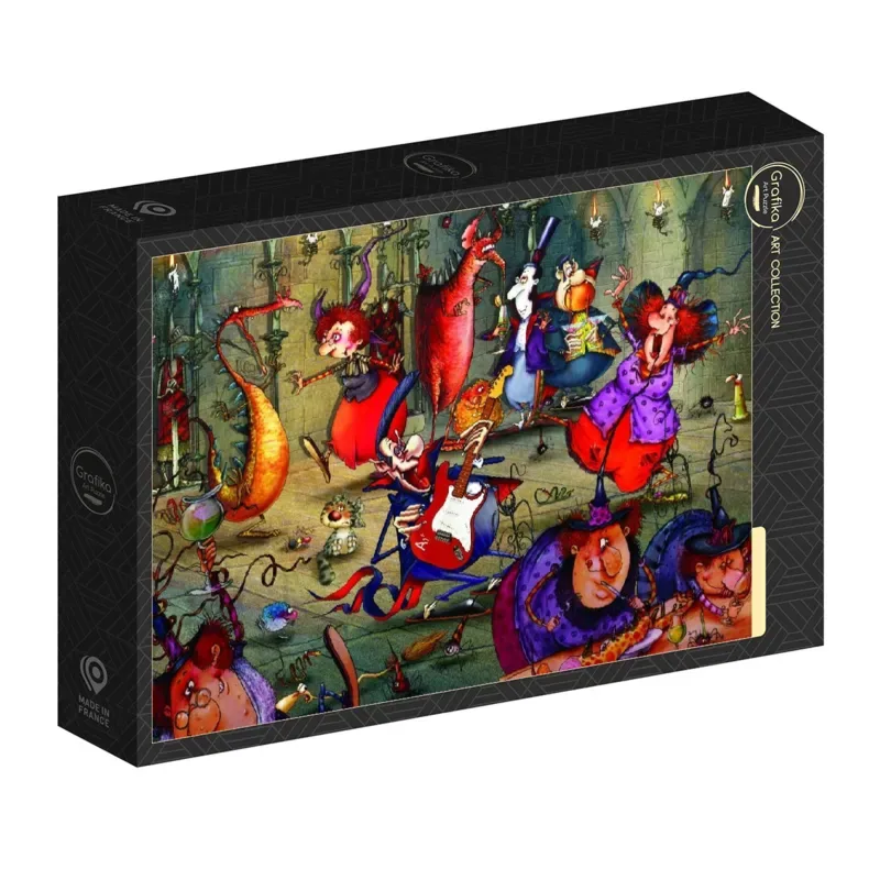Puzzle François Ruyer - La Fête des Sorcières - 1000 pièces de Grafika – boîte 2 sur 2