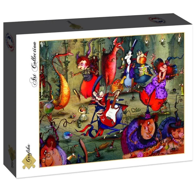 Puzzle François Ruyer - La Fête des Sorcières - 2000 pièces von Grafika – Schachtel 2 von 2