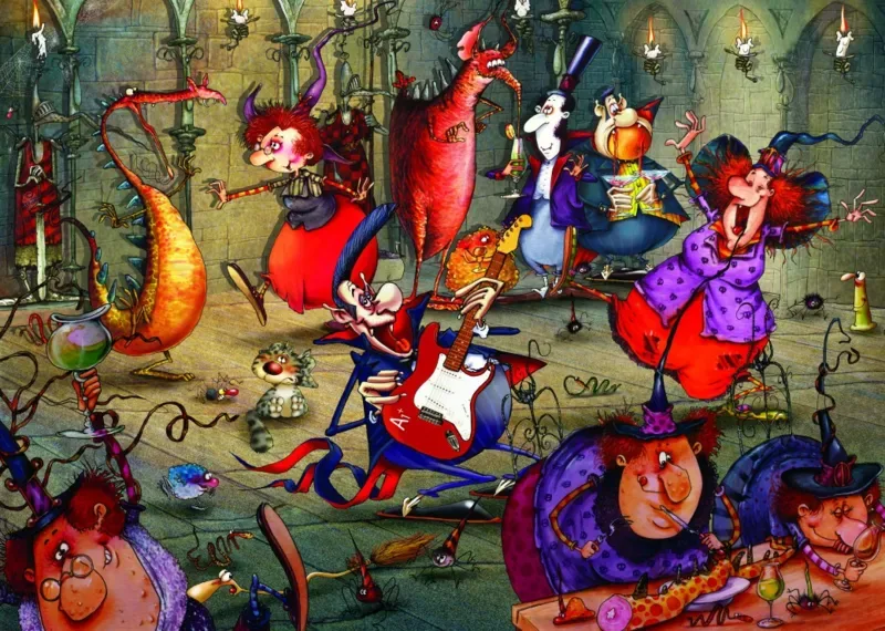 Puzzle François Ruyer - La Fête des Sorcières - 500 à 999 pièces from Grafika – box 1 of 2