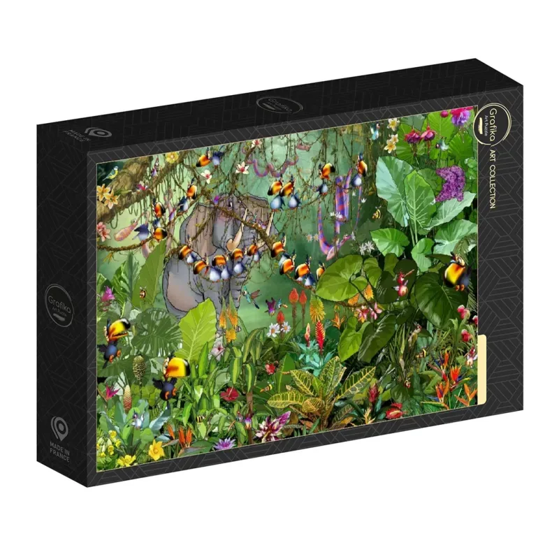 Puzzle François Ruyer - La Jungle 2 - 500 à 999 pièces de Grafika – boîte 2 sur 2