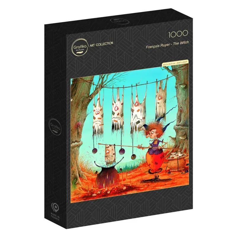 Puzzle François Ruyer - La Sorcière au Chaudron - 1000 pièces von Grafika – Schachtel 2 von 2