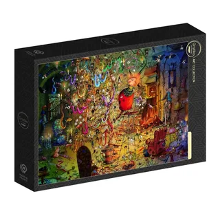 Puzzle François Ruyer - La Sorcière et l'Arbre à Serpents - 1000 pièces van Grafika – doos 2 van 2