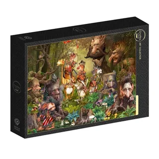 Puzzle François Ruyer - Les Trolls - 1000 pièces de Grafika – boîte 2 sur 2