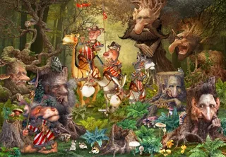 Puzzle François Ruyer - Les Trolls - 1000 pièces de Grafika – boîte 1 sur 2