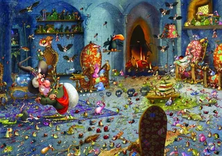 Puzzle François Ruyer - Odeur de Sorcière - 1000 pièces van Grafika – doos 1 van 2