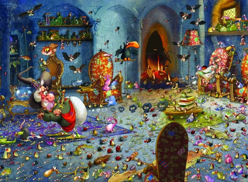 Puzzle François Ruyer - Odeur de Sorcière - 2000 pièces van Grafika – doos 1 van 2