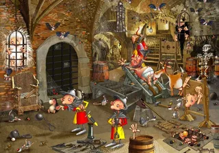 Puzzle François Ruyer - Oubliettes - 1000 pièces van Grafika – doos 1 van 2