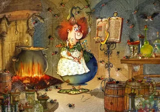 Puzzle François Ruyer - Recette de Sorcière - 1000 pièces from Grafika – box 1 of 2