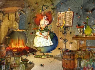 Puzzle François Ruyer - Recette de Sorcière - 2000 pièces from Grafika – box 1 of 2